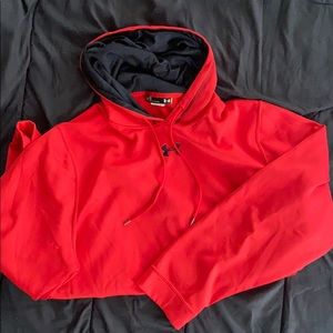 Red Under Armour Men’s Hoodie Size Large